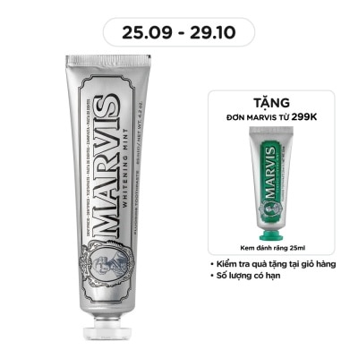 MARVIS Kem Đánh Răng Marvis Whitening Mint 85ml