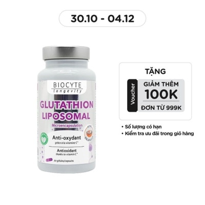 BIOCYTE Glutathion Liposomal 30 capsules