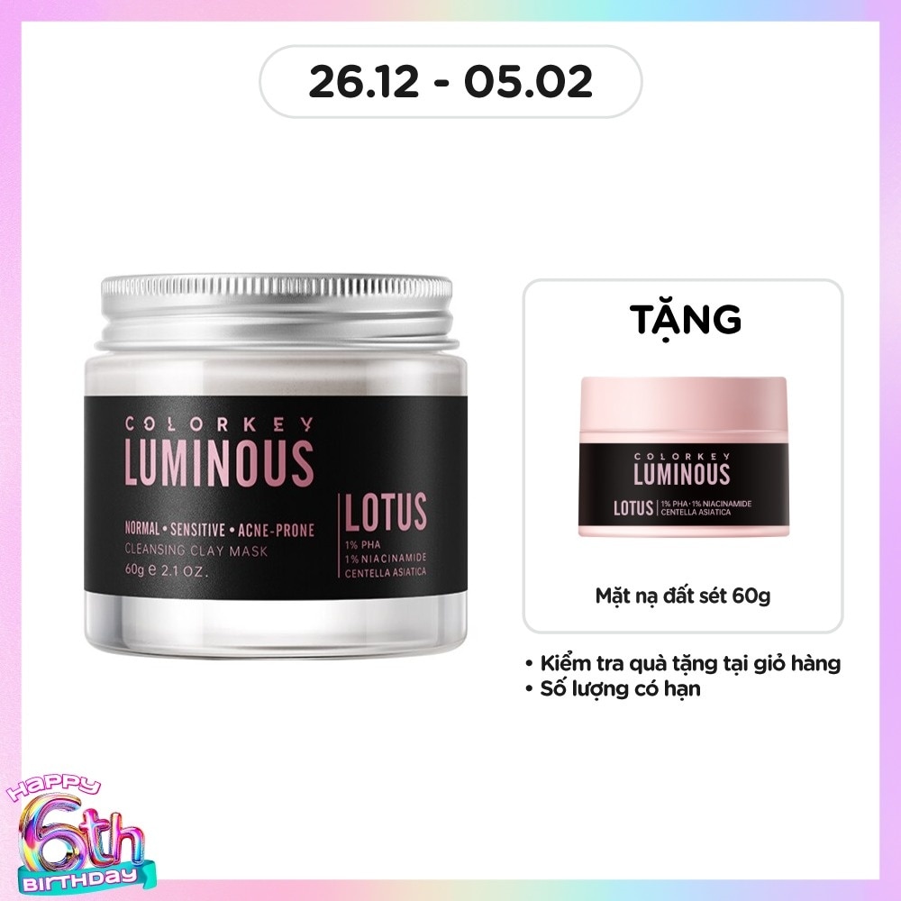 Luminous Cleansing Clay Mask 60g