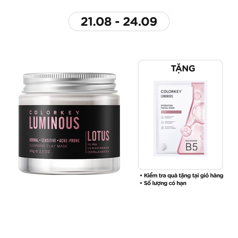 Mặt Nạ Bùn Khoáng Colorkey Luminous Cleansing Clay Mask 60g