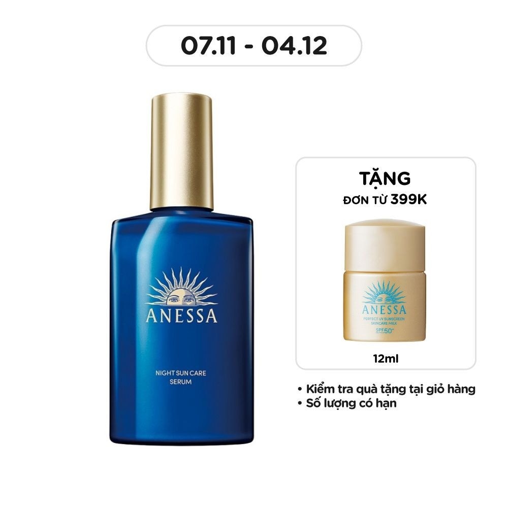 Serum Dưỡng Da Và Phục Hồi Da Sau Nắng Anessa Night Sun Care Serum 180ml