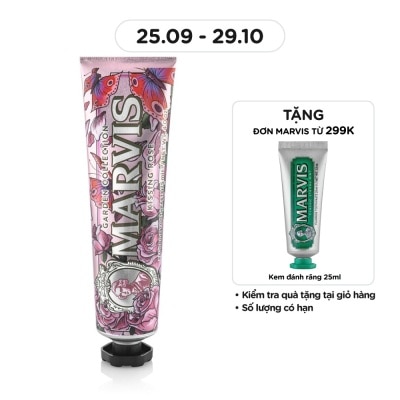 MARVIS Kem Đánh Răng Marvis Kissing Rose 75ml