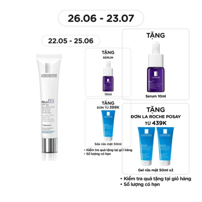 LA ROCHE POSAY Kem Dưỡng La Roche Posay Mờ Thâm Nám Mela B3 Anti-Dark Spots Corrective Protective Care Anti-Recurrence 40ml