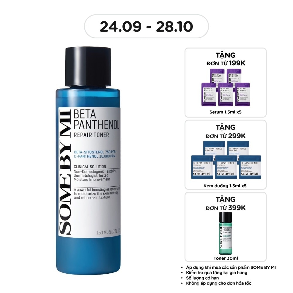 Nước Hoa Hồng Some By Mi Beta Panthenol Repair Toner 150ml image