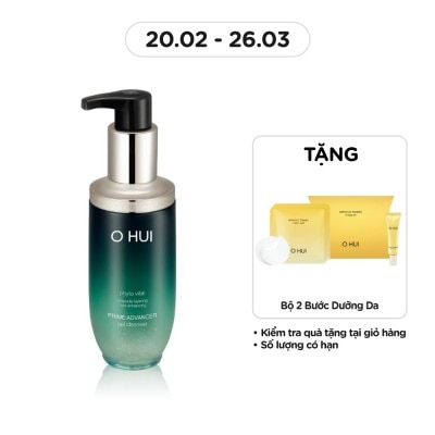 OHUI Sữa Rửa Mặt OHUI Ngăn Ngừa Lão Hóa Sớm Prime Advancer Gel Cleanser 250ml