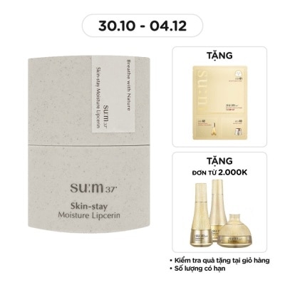 SU:M37º Dưỡng Môi Dạng Thỏi Vặn Su:M37 Skin-Stay Moisture Lipcerin 15ml