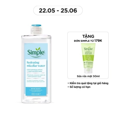 SIMPLE Hydrating Micellar Water 400ml
