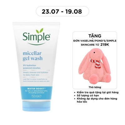 SIMPLE - Gel Rửa Mặt Simple Micellar Gel Wash 150ml image