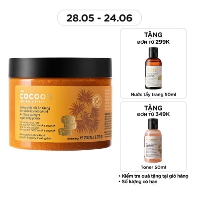 COCOON - Tẩy Da Chết Cocoon Đường Thốt Nốt An Giang 200ml
