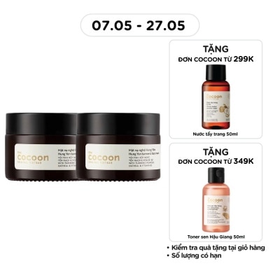 COCOON - Combo Cocoon Hung Yen Turmeric Face Mask 30ml x2