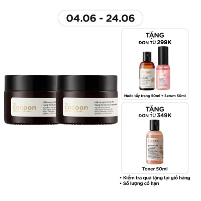 COCOON - Combo Mặt Nạ Nghệ Hưng Yên Cocoon Turmeric Face Mask Giúp Da Rạng Rỡ & Mịn Màng 30ml x 2