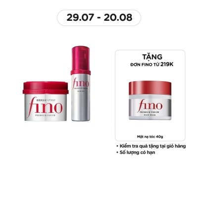 FINO Combo Fino Premium Touch ( Dầu Dưỡng Tóc70ml & Kem Ủ Tóc Cao Cấp 230g )
