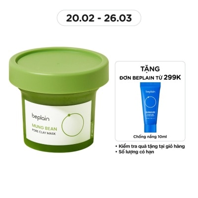 BEPLAIN Mặt Nạ Đất Sét Beplain Mung Bean Pore Clay Mask 120ml