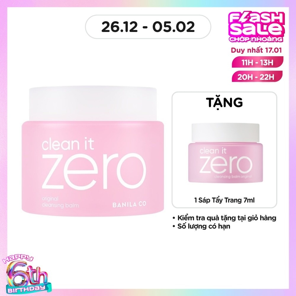 Sáp Tẩy Trang Banila Co Clean It Zero Original Cleansing Balm 180ml