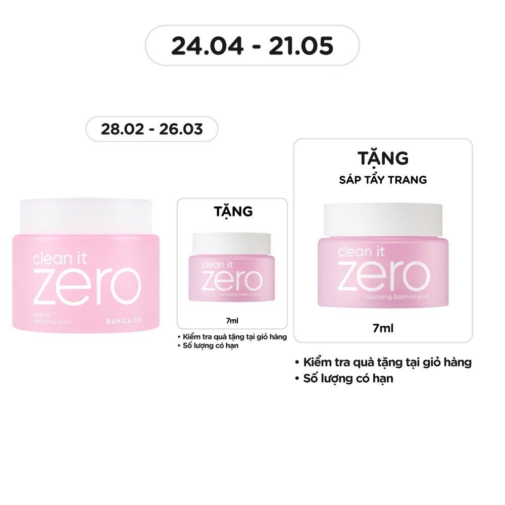 Sáp Tẩy Trang Banila Co Clean It Zero Original Cleansing Balm 180ml