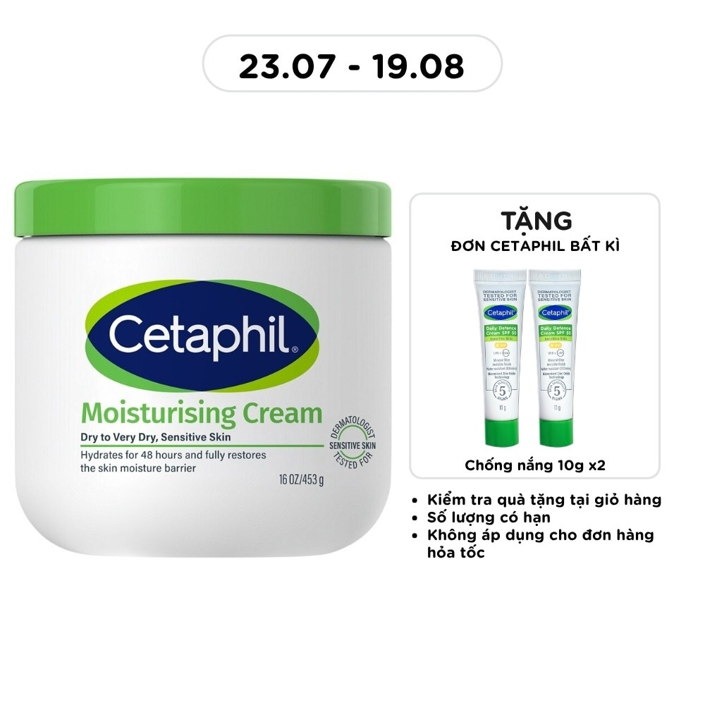 Kem Dưỡng Ẩm Cetaphil Moisturizing Cream 453g