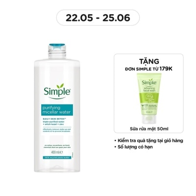 SIMPLE Purifying Micellar Water 400ml