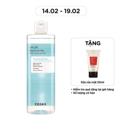 COSRX Nước Tẩy Trang Cosrx Low pH Niacinamide Micellar Cleansing Water 400ml