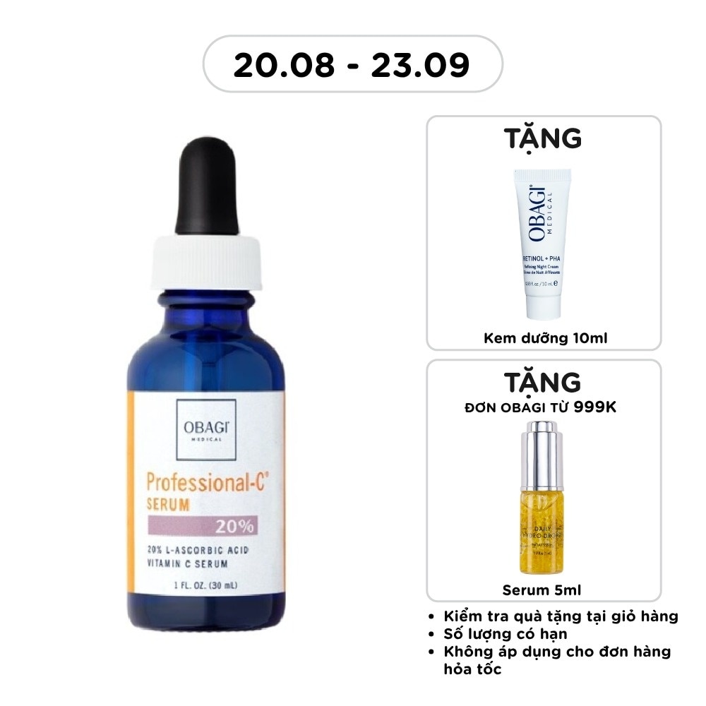 Tinh Chất Obagi Ngăn Oxy Hóa, Sáng Đều Màu Medical Processional-C 20% 30ml image