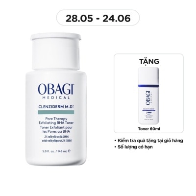 OBAGI - Nước Hoa Hồng Obagi Medical Cho Da Mụn Clenziderm M.D. Pore Therapy Exfoliating BHA Toner 148ml