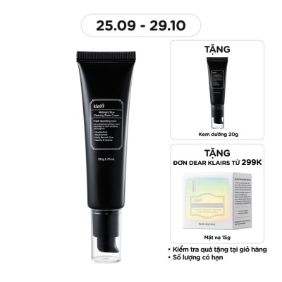DEAR KLAIRS Midnight Blue Clearing Water Cream 50g