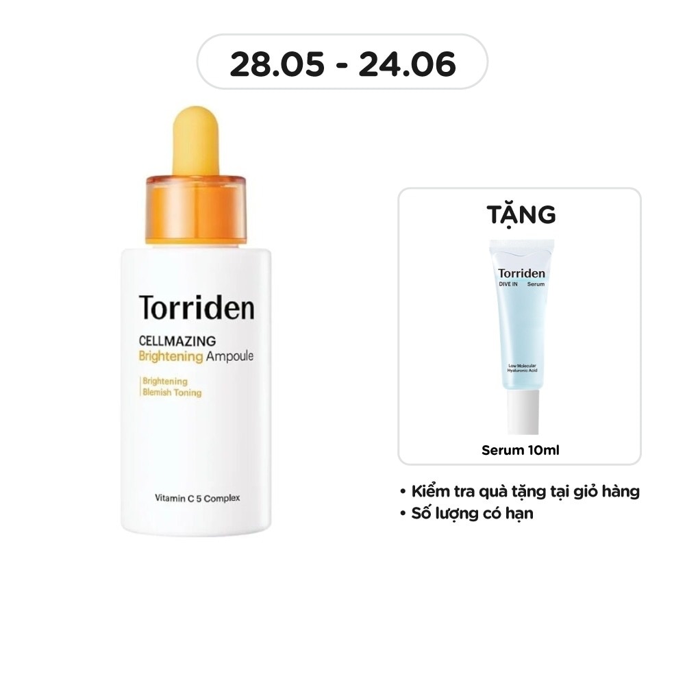 Tinh Chất Dưỡng Sáng Da Torriden Cellmazing Brightening Ampoule 30ml