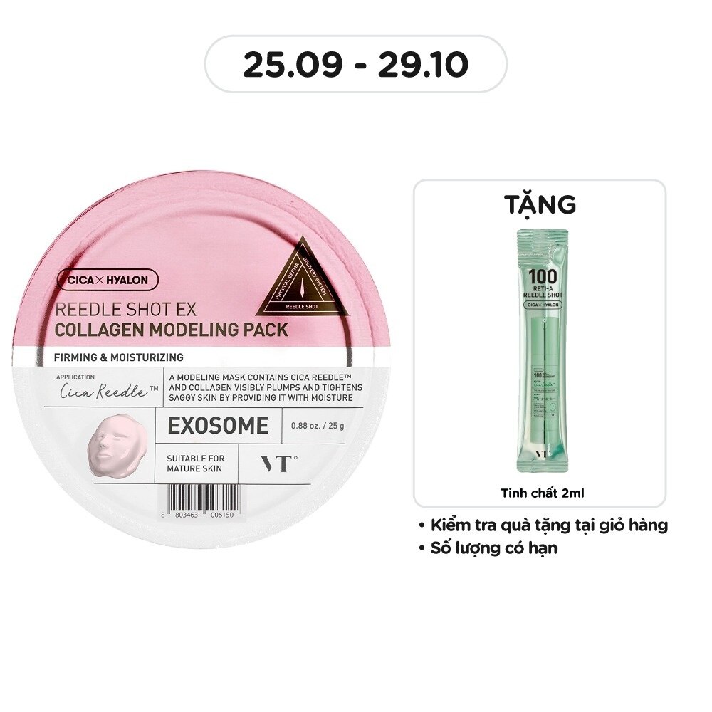 Mặt Nạ Dẻo VT Reedle Shot Ex Collagen Modeling Pack 25g