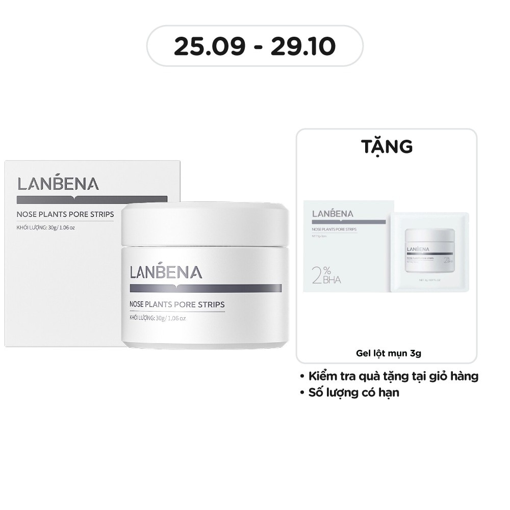 Gel Lột Mụn Mũi Lanbena Nose Plants Pore Strips 30g