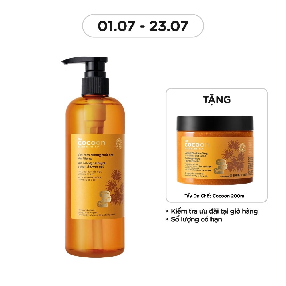 Cocoon Shower Gel Palm Sugar An Giang 500ml