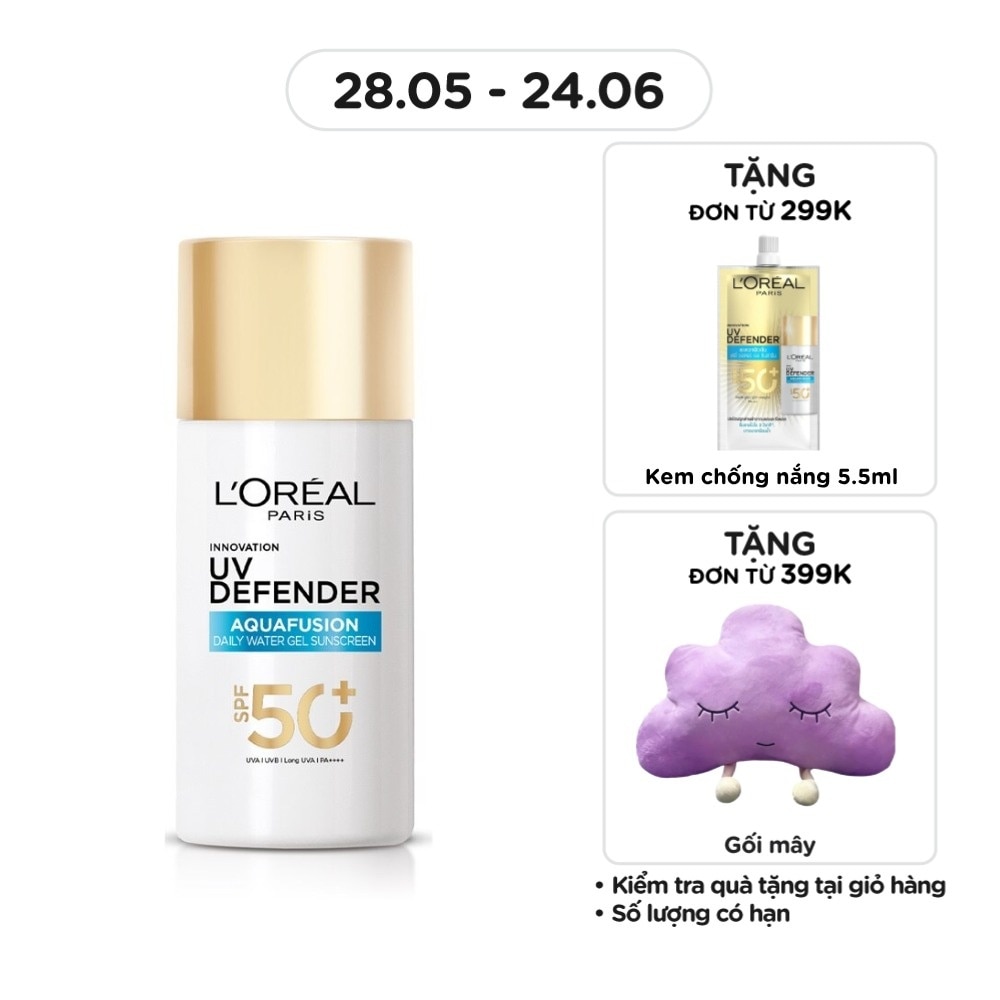 UV Defender Aquafusion Daily Water Gel Sunscreen SPF50+ PA++++ 50ml