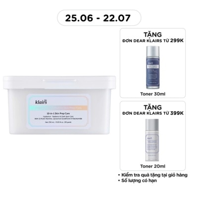 DEAR KLAIRS - Freshly Juiced Vitamin Skin Prep Pads 290ml/60pcs