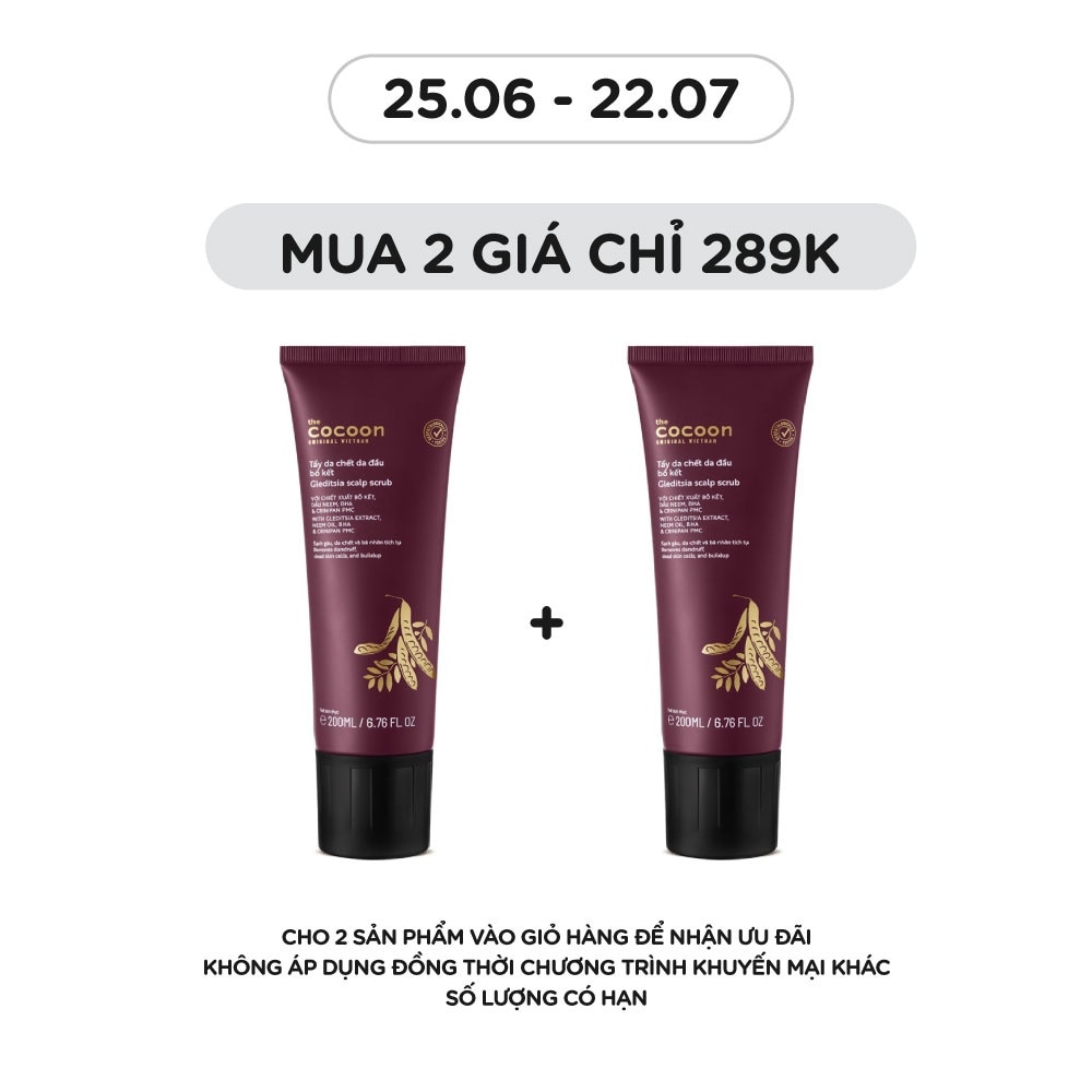 Tẩy Da Chết Da Đầu Cocoon Bồ Kết 200ml