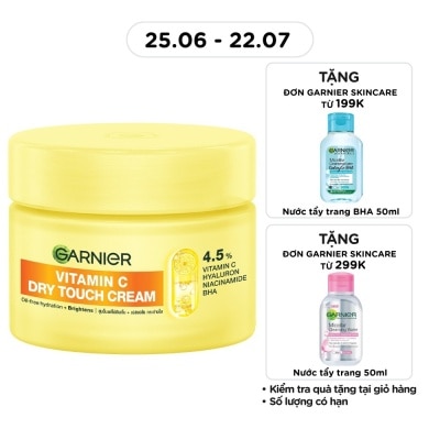 GARNIER - Kem Dưỡng Ẩm Garnier Vitamin C Dry Touch Cream 30ml