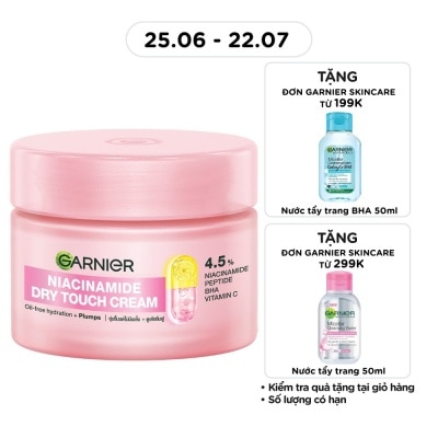 GARNIER - Kem Dưỡng Ẩm Garnier Niacinamide Dry Touch Cream 30ml