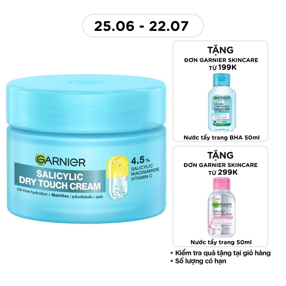 Kem Dưỡng Ẩm Garnier Salicylic Dry Touch Cream 30ml