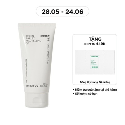 INNISFREE - Gel Tẩy Tế Bào Chết innisfree Green Barley Mild Peeling Gel 120ml