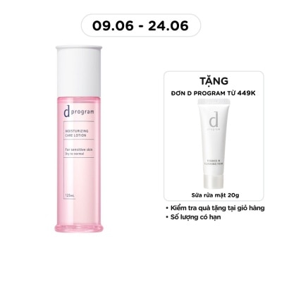D PROGRAM - Nước Dưỡng Ẩm D Program Cho Da Nhạy Cảm Moisturizing Care Lotion 125ml