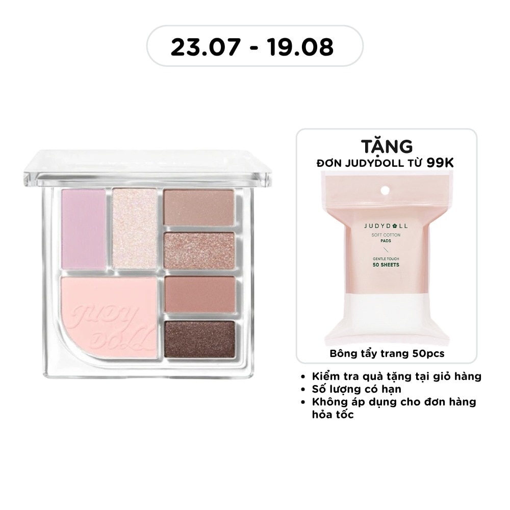 Bảng Phấn Mắt 7 Ô Đa Năng Judydoll Mood 7 Colors Eyeshadow 8.5g .#01
