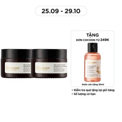 COCOON Combo Mặt Nạ Nghệ Hưng Yên Cocoon Turmeric Face Mask Giúp Da Rạng Rỡ & Mịn Màng 30ml x 2