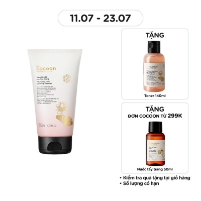 COCOON Sữa Rửa Mặt Cocoon Sen Hậu Giang 140ml