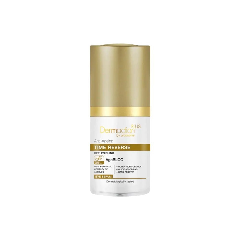 Serum Mắt Dermaction Plus By Watsons Anti-Ageing Time Reverse Replenishing Eye Chống Nhăn Mắt 15ml