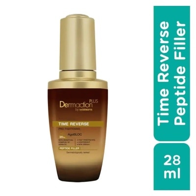 DERMACTION PLUS BY WATSONS Tinh Chất Dermaction Plus By Watsons Anti-Ageing Time Reverse Pro-Tightening Peptide Filler 28ml