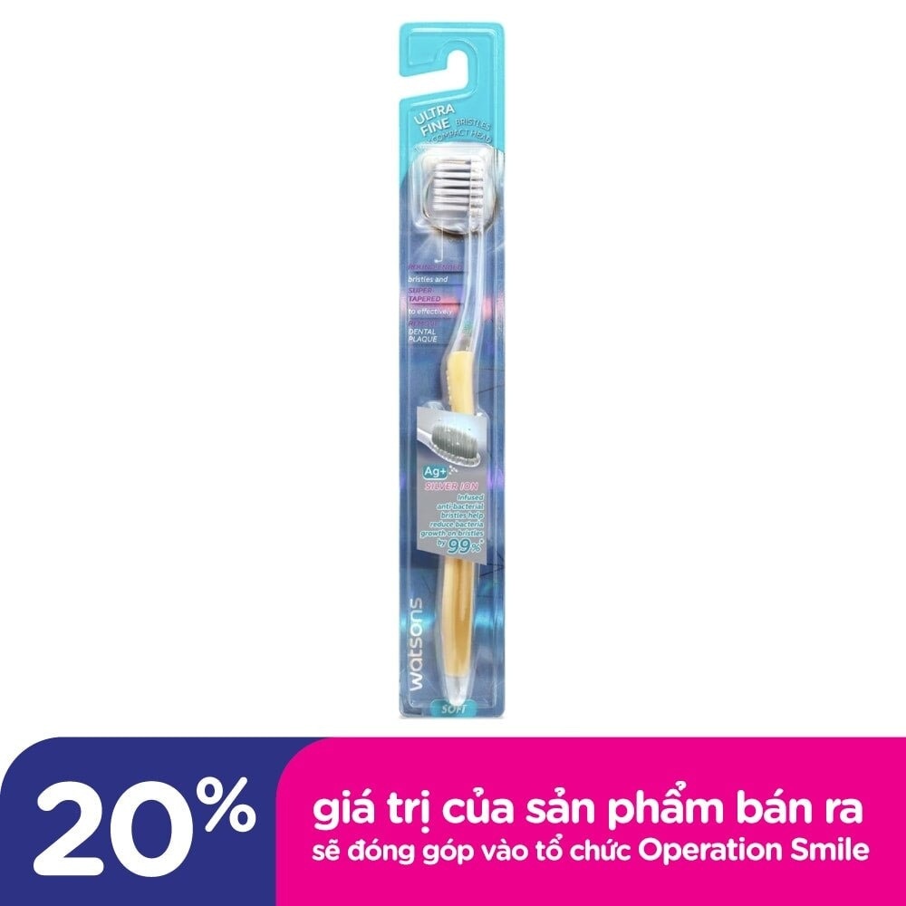 Watsons Antibac Ag+ Silver lon Toothbrush Soft 1s