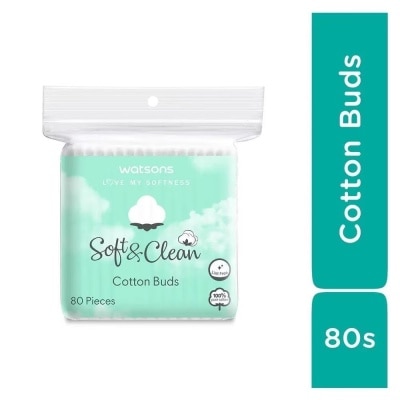 WATSONS Watsons Love My Softness Soft & Clean Cotton Buds 80s