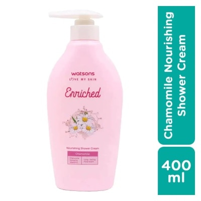 WATSONS Kem Tắm Watsons Enriched Chamomile Nourishing Shower Cream 400ml