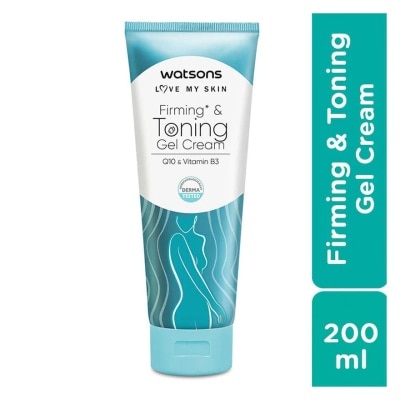 WATSONS Kem Tan Mỡ Watsons Firming & Toning Gel Cream Giúp Làm Săn Chắc & Trắng Da 200ml