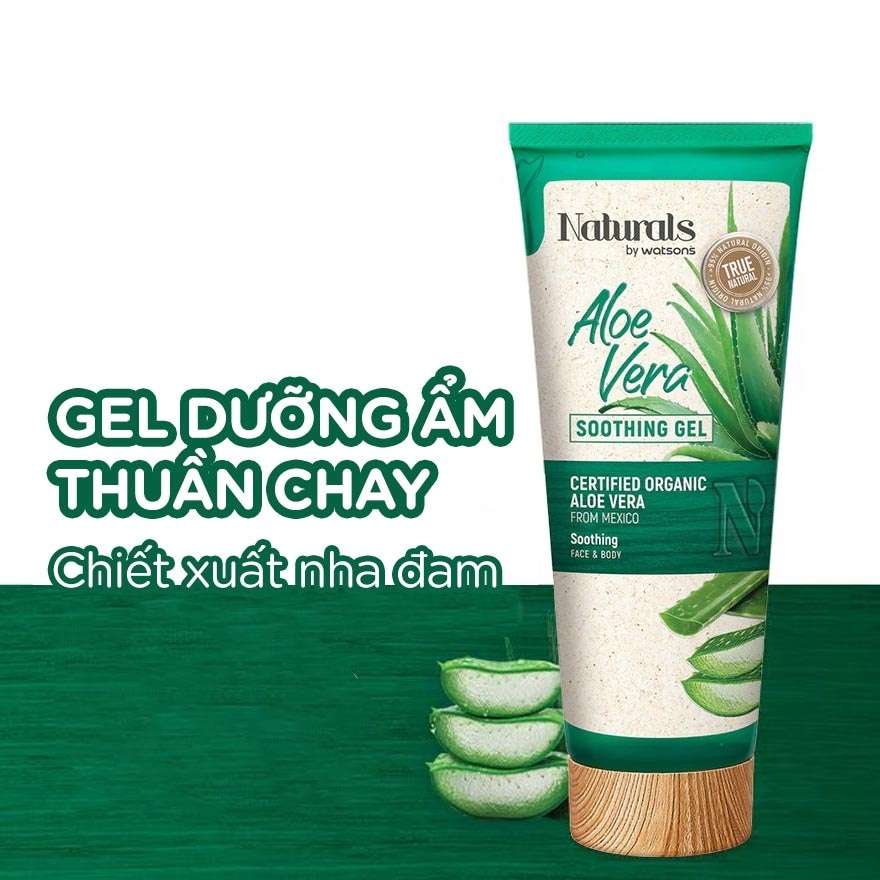 True Natural Aloe Vera Face & Body Soothing Gel 200ml