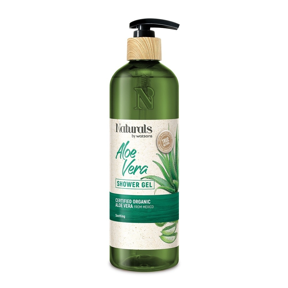 Gel Tắm Naturals By Watsons True Natural Aloe Vera Chiết Xuất Lô Hội 490ml