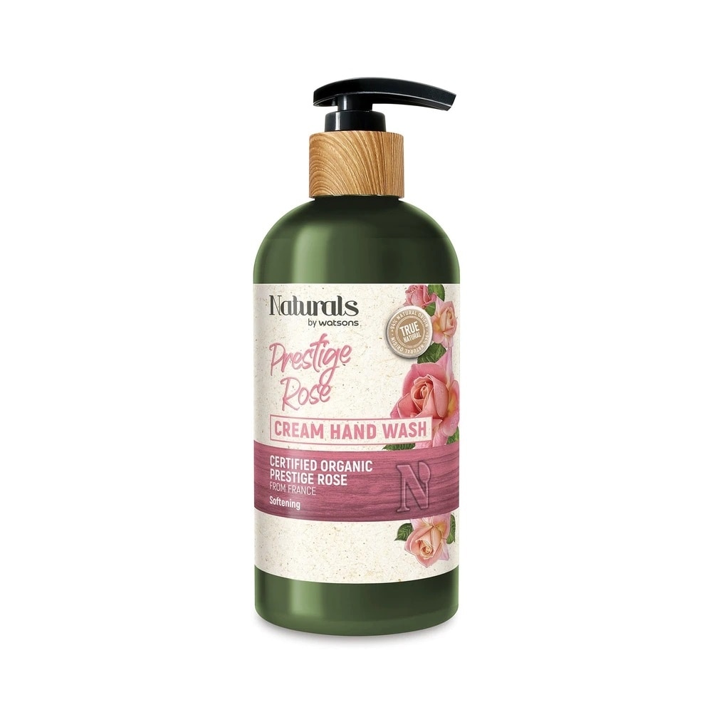 Kem Rửa Tay Naturals By Watsons Prestige Rose Chiết Xuất Hoa Hồng 400ml