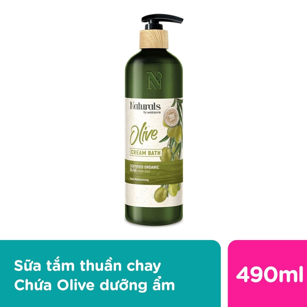 True Natural Olive Cream Bath 490ml